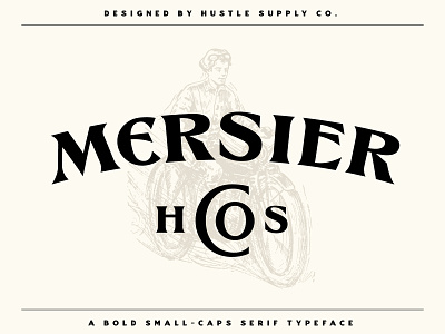 Mersier - Available for sale today branding font lettering logo retro serif small caps typeface typography vintage vintage branding vintage logo vintage serif vintage typeface