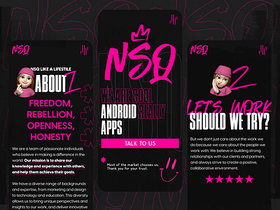 Web Page Design | Apps branding landing page ui