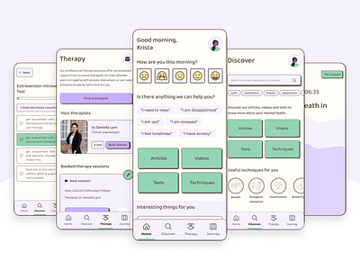 YANA-Mental Health App UX/UI app app design beobrutalism mental health app mobile product design ui ui design user experience user interface ux ux design uxui web app