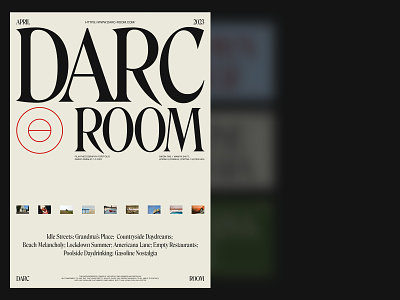 DARC ROOM art direction branding design grid layout typography