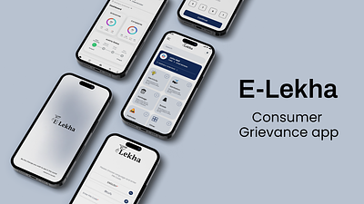e-Lekha - Consumer Grievance App app design clean ui consumer app government graphic design grievance grievance app hyderabad letter app minimal ui