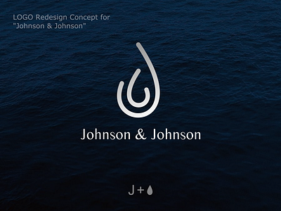 Johnson & Johnson - Logo Redesign Concept abstract logo brand identity branding company logo concept design drop logo graphic design letter j logo logo logo design logo redesign logotype