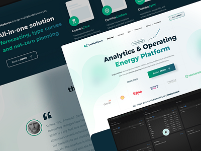 ComboCurve (CC) - Analytics & Operating Energy Platform analytics b2b b2b finance b2c energy finance financedesign financial landing financial website financialapp fintech investment moneymanagement operating platform productdesign saas saas finance ui webplatform