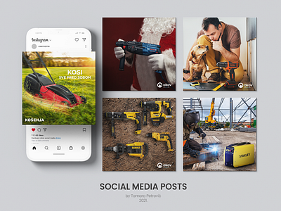 Social Media Design | Instagram Feed | Hardware Store ads branding campaign design facebook feed graphic design instagram instagram feed instagram post media pack post product social media social media post story technology trading web