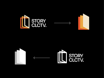 Story Collective | Logo book branding church cinematic design film graphic design icon illustration logo pages simple story vector