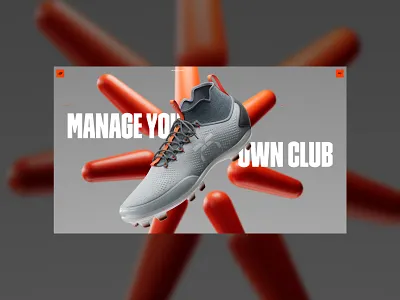 Play Goals /// Collect Assets 3d assets bigtitle graphic design motion graphics parallax players rewards shoes ui video game website