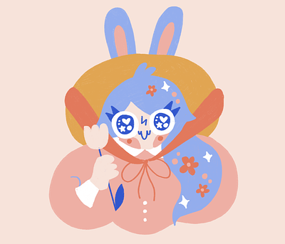 Bunny Gal bunny cutie illustration