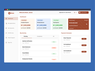 UX Dashboard Redesign design web