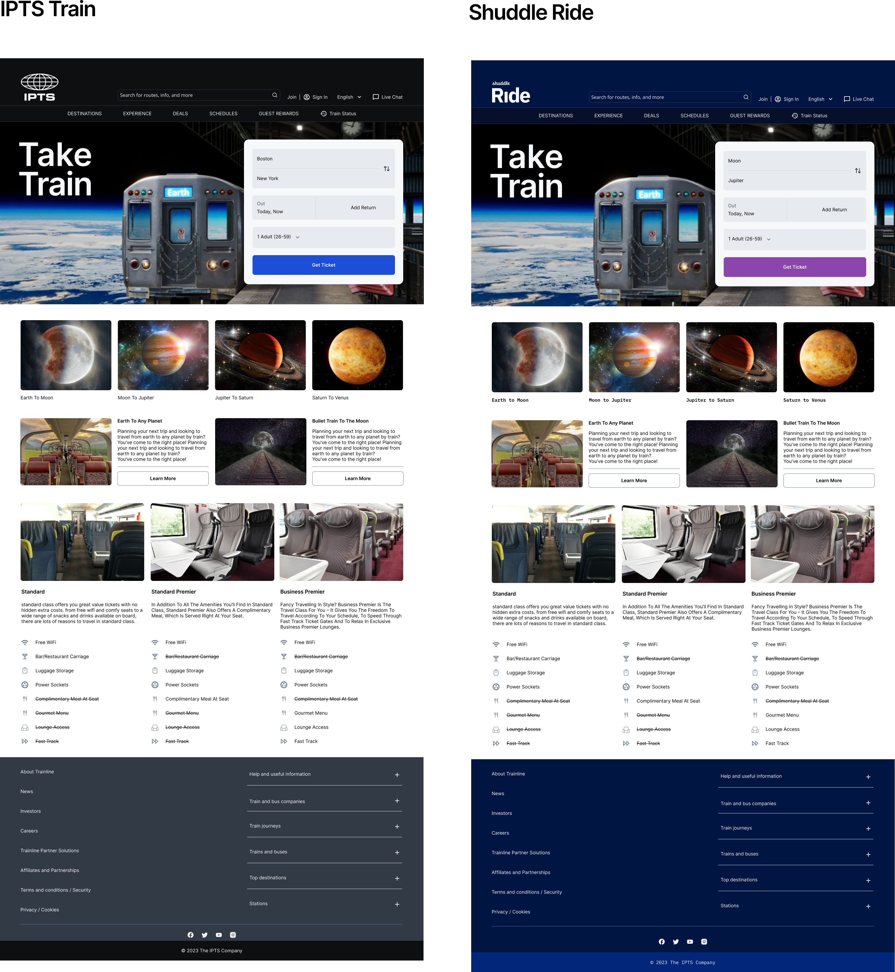 IPTS Train to Shuddle Ride