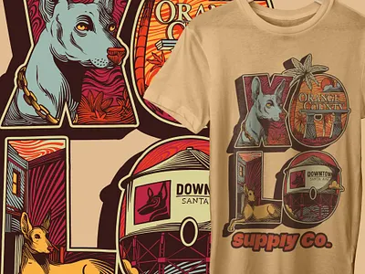 TSHIRT XOLO SUPPLY CO. art design digital art graphic design illustration photoshop t shirt