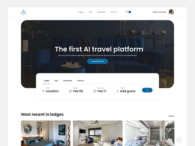 Travel and vacation booking website | Richoco Studio adventure adventure booking booking home page hotel hotel booking landing page tour tourism travel ui ui and ux vacation vacation booking