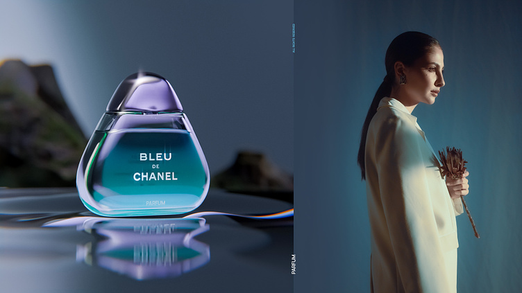BLEU DE CHANEL — Cosmetic Lifestyle by David Ofiare on Dribbble