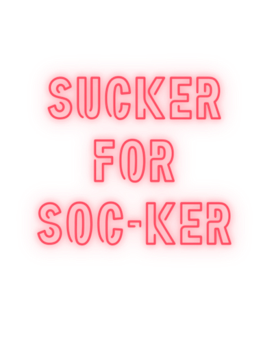 Sucker For Socker Simple Typography Design design graphic design typography