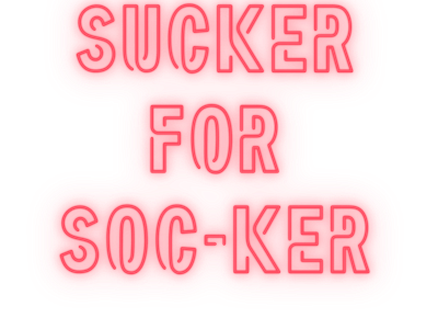 Sucker For Socker Simple Typography Design design graphic design typography