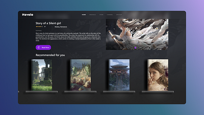 Navala - Booking reading web app app book comics design desktop modern online reading reading ui webapp