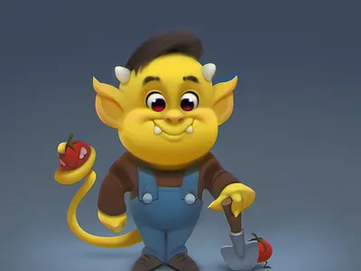 Devil's Garden: Sammy character characterdesign design digitalart mascot design ui vector vector illustration