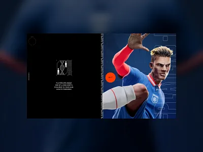 Goals Game Universe 3d cursor desktop development experience football gaming interaction mobile motion parallax players responsive story uidesign uxdesign videogame website