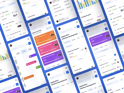 TaskFlow task management app app app design management responsive saas saas mobile task management team management time management ui ux web app