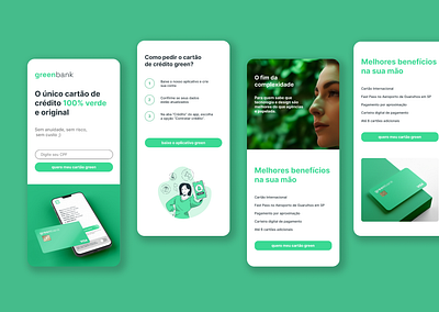greenbank aplicativo banco creditcard dailyui design fintec fintech green greenbak greencard ui