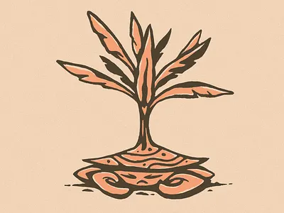 36 Days of Type I 36daysoftype 36dot banana beach branding crab illustration leaves lettering logo plant retro shell typography