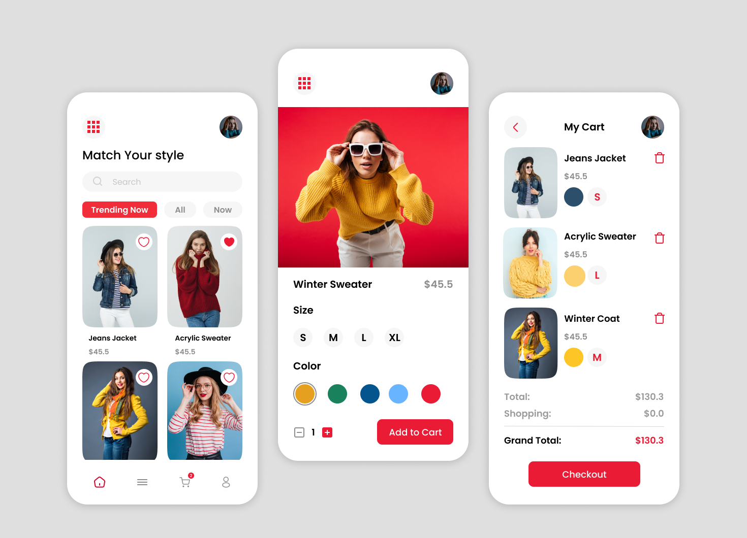 Ecommerce - Mobile App by Mojammel Hossain on Dribbble