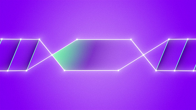 Tech DNA animation clean dna evolve flip glow gradient helix mint modern mograph motion graphics progress purple science sharp smart tech technology transition