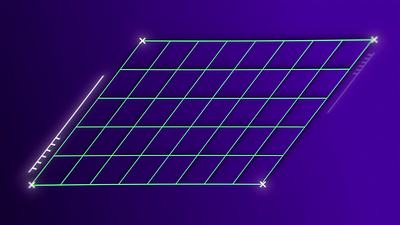 Tech Grid animation architecture connect glow gradient grid mint modern mograph motion graphics orange orb pulse purple science smart space technology techy x