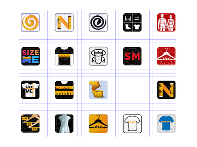 Icon for the size conversion application 2d app conversion graphic design icon illustration ios logo product design sizeapp ui vector xxl