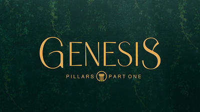 Genesis Sermon Series branding christian church churchdesign design graphic design illustration logo