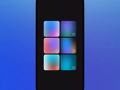 Select Images Interaction animation design gradient mobile mobile ui motion graphics prototype prototyping swift swiftui ui uidesign xcode