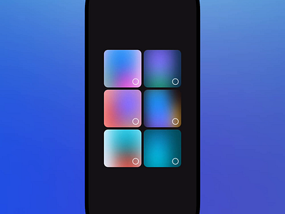 Select Images Interaction animation design gradient mobile mobile ui motion graphics prototype prototyping swift swiftui ui uidesign xcode