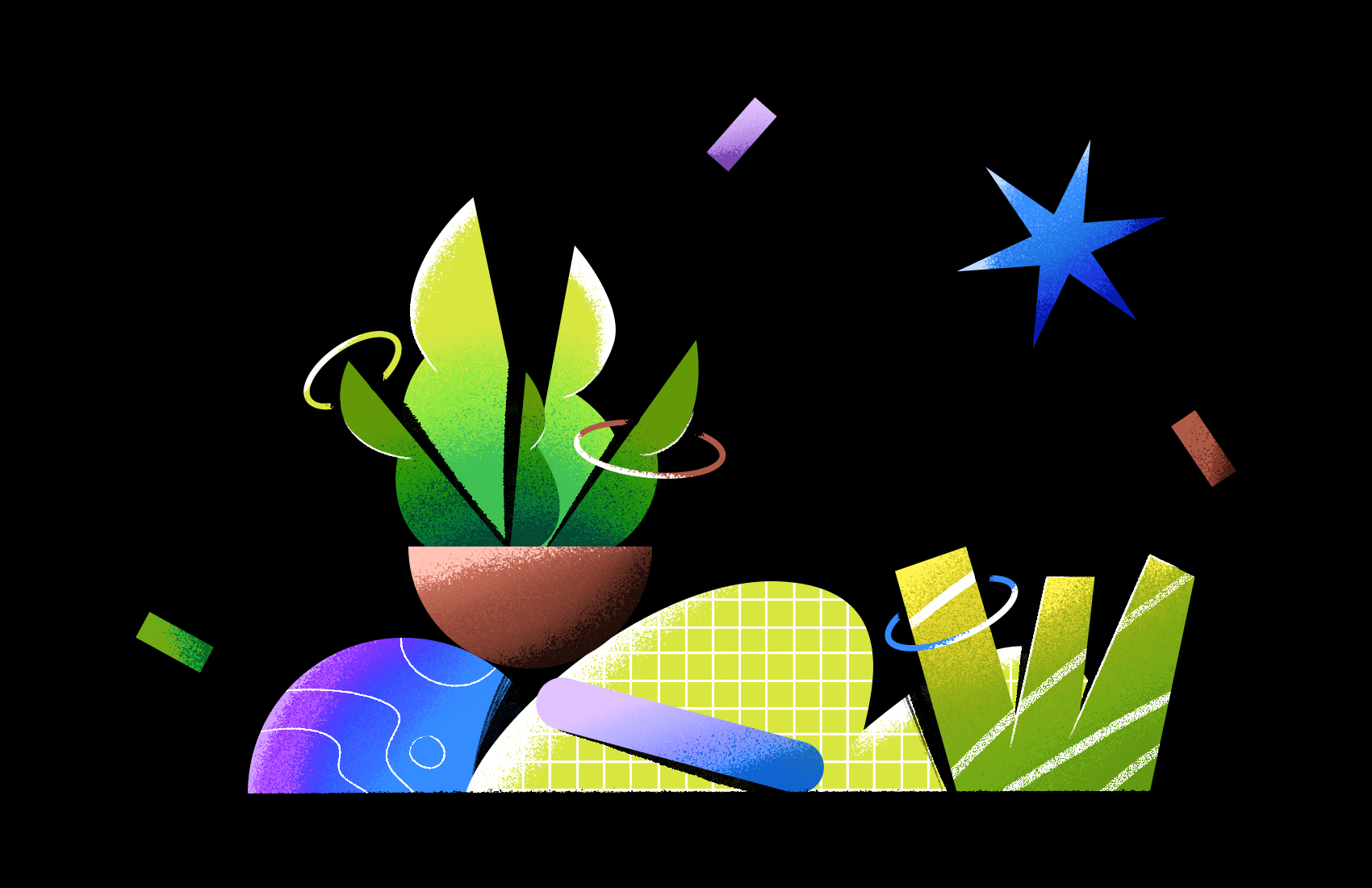 Brush Test brightness flat flat illustration forms illustration illustrator noise