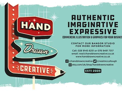 My very own Press Advertisement americana branding design illustration mid century neon nostslgia retro signage sparkle typography vector vegas vintage