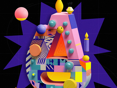 36daysoftype - batch one 2d animation 36daysoftype after effects ai animated type animated typography animation collage colourful design digital collage geometry shapes graphic design illustration lettering loop animation midjourney motion design pattern poster