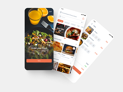 Food Delivery App design mobile ui ui design uiuxdesign ux