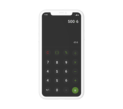 Daily UI 004 :: Calculator app design figma ui ux