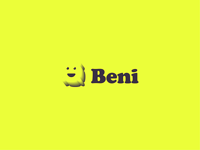 Beni Logo Design 3d agency b2b branding design emoji fresh friendly graphic design green icon identity illustration logo visual identity