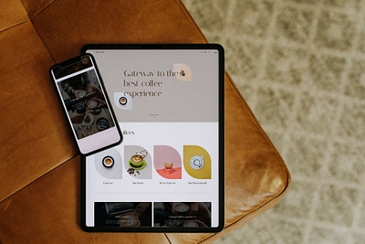 Coffee Bar Website Concept 2.0 (Homepage) branding ui visual design web design