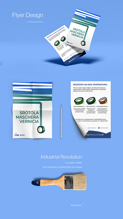 Flyer Design for Paint Retailer branding design flyer flyerdesign graphic design illustration productphotography