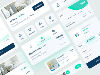 UI component hotel booking app 🏡 app appdesign booking components design dribbble figma figmadesign hotel hotelbooking illustration inspiration new splash screen ui uiscreen uiux ux viral work