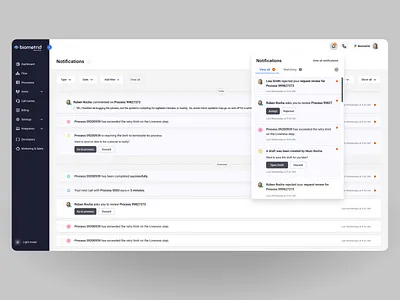 Notifications Center bell center menu notifications push notifications request uxui warnings