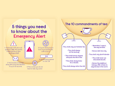 Social contents for Currys alert animation branding design designer digital art digital illustration digitalart emergencyalert graphic design illustration illustration art illustrator motion graphics socialdesign socialmedia teabag teaday tearoom teatime