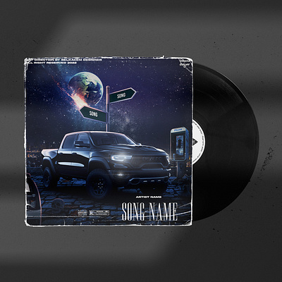 Car in space – Premade cover art album cover art car car album cover car art car in space car on space cd cover cover art design graphic design mixtape cover space space cover space wallpaper