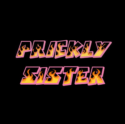 Prickly Sister- Logo Design (updated) adobe illustrator branding branding design design designer graphic design illustration logo logo design print design print designer ui ux vector