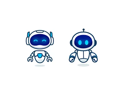 Cute Robot brand brand design character illustration logo logo character logo design mascot robot