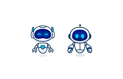 Cute Robot brand brand design character illustration logo logo character logo design mascot robot