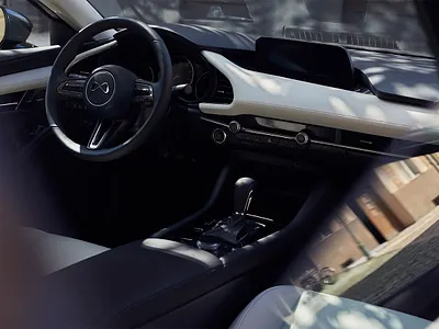 Mazda 3d car interior logo m mazda spatial