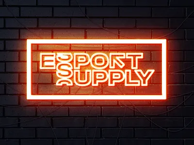 Esport Supply - Logo Design brand design branding e sports esport supply esports game gamers games gaming graphic design identity logo logo design mockup neon neon sign