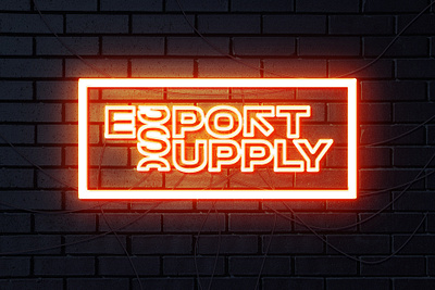 Esport Supply - Logo Design brand design branding e sports esport supply esports game gamers games gaming graphic design identity logo logo design mockup neon neon sign