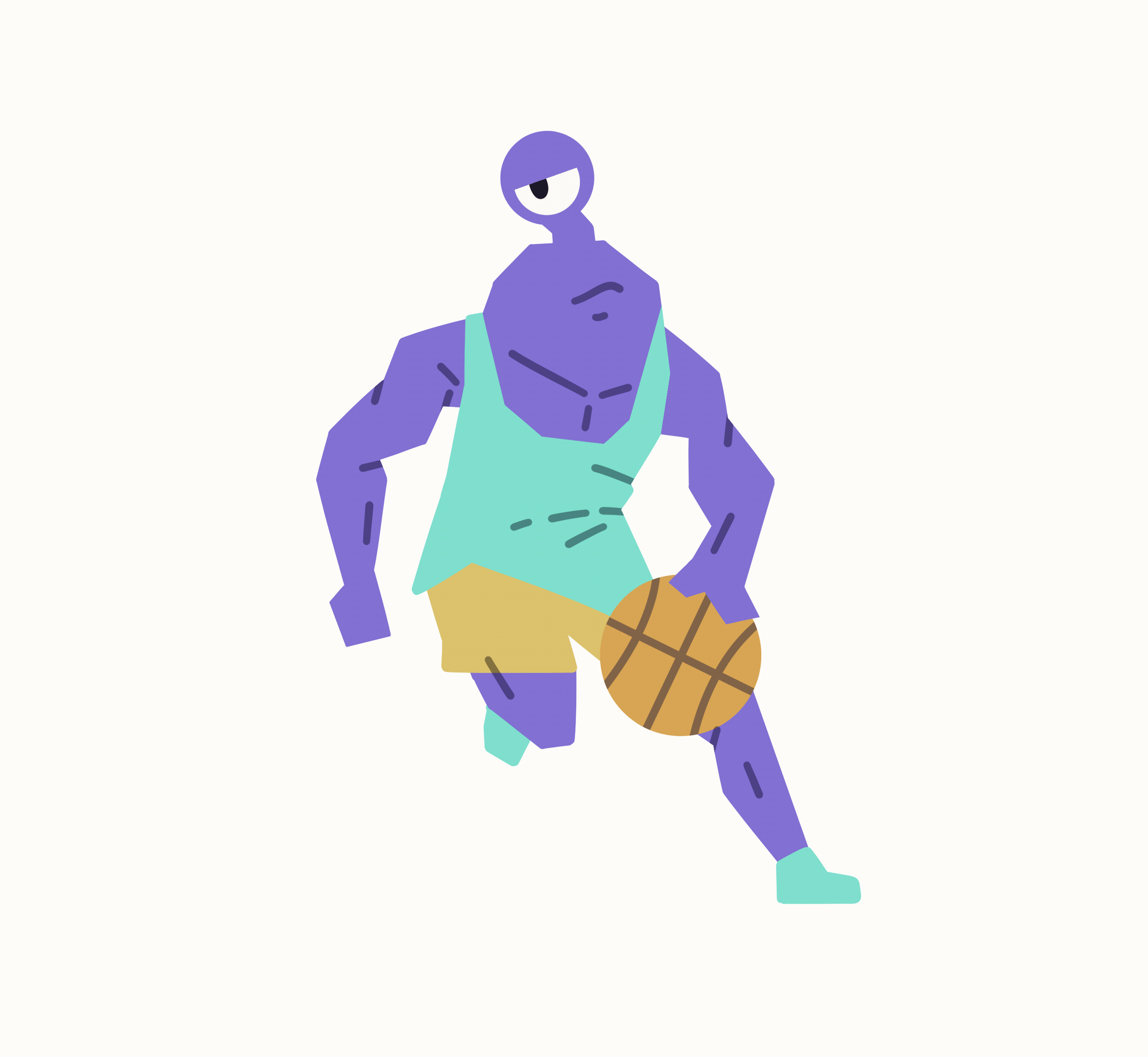 Monsta Jam animation basketball gif illustration monster sports